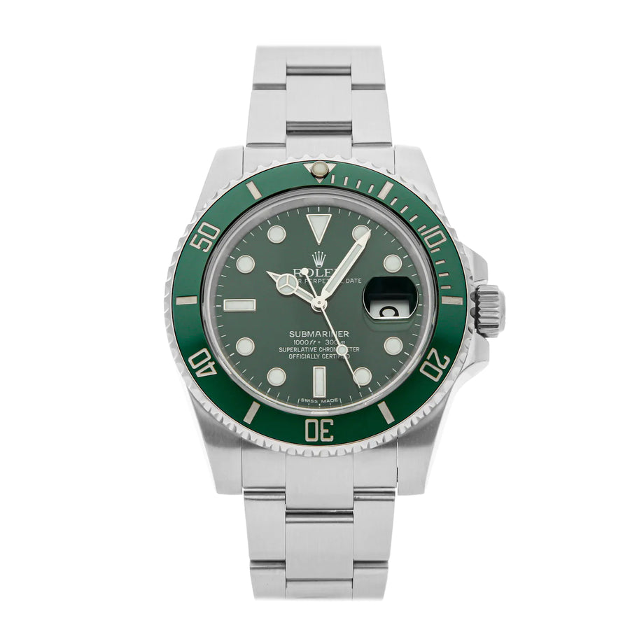 ROLEX Submariner Date Hulk 116610LV REF 116610LV 0002 AN LUXURY WATCHES