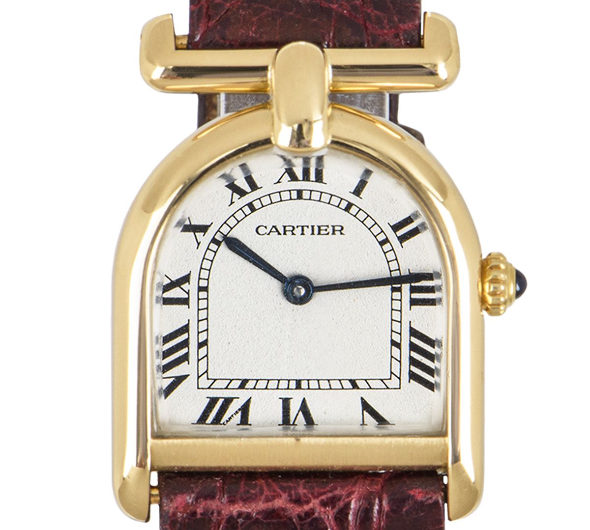 CARTIER CALANDRE VINTAGE YELLOW GOLD 6603 AN LUXURY WATCHES