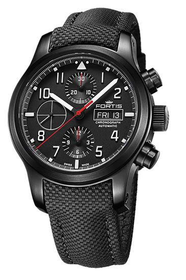 FORTIS Aviatis AEROMASTER PROFESSIONAL CHRONOGRAPH REF. 656.18.10 F4 AN LUXURY WATCHES